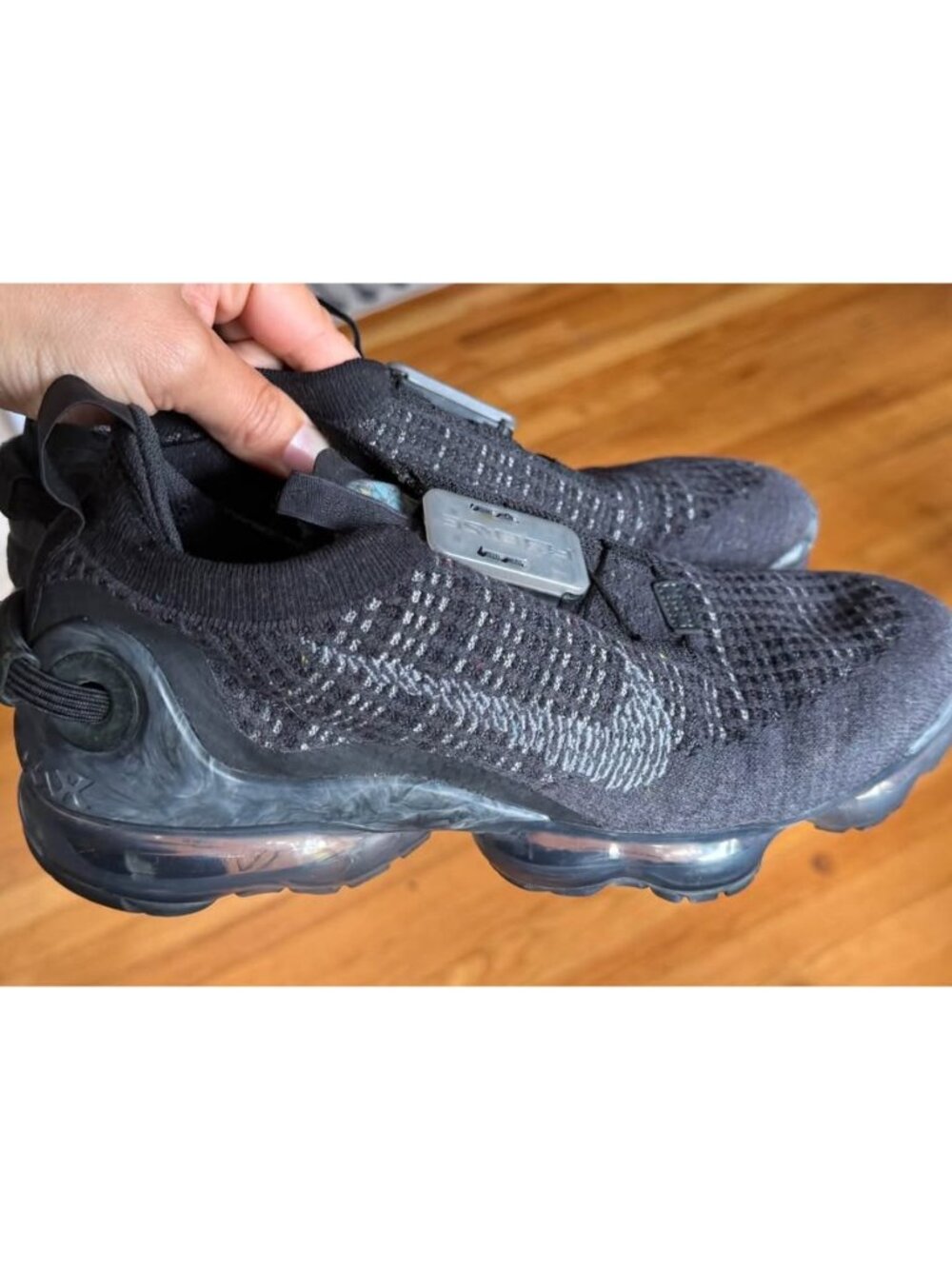 Nike airmax vapormax flyknit lock lace sneakers. Womens 8.5.